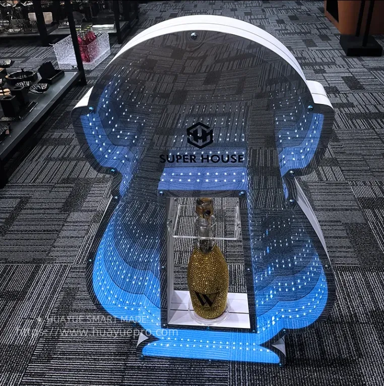 Wine bottle luminous display board Wine bottle luminous display board