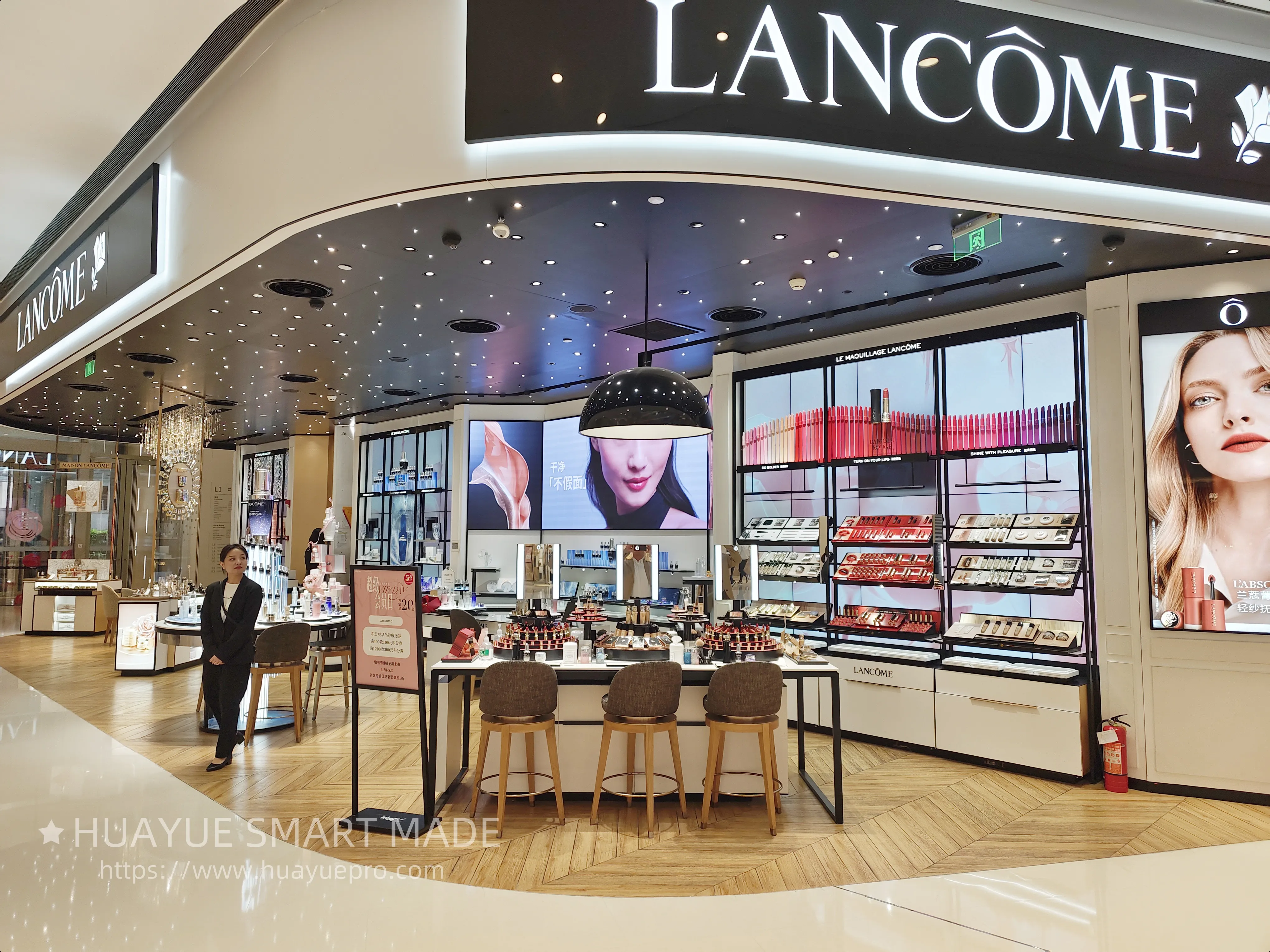 Brand display window design and installation project examples