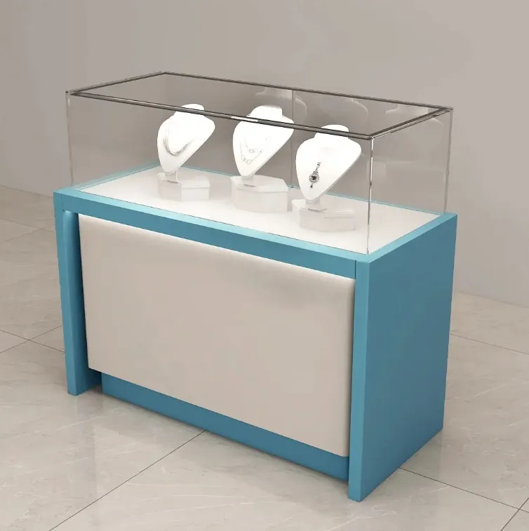 Customizable display cabinets for jewelry stores