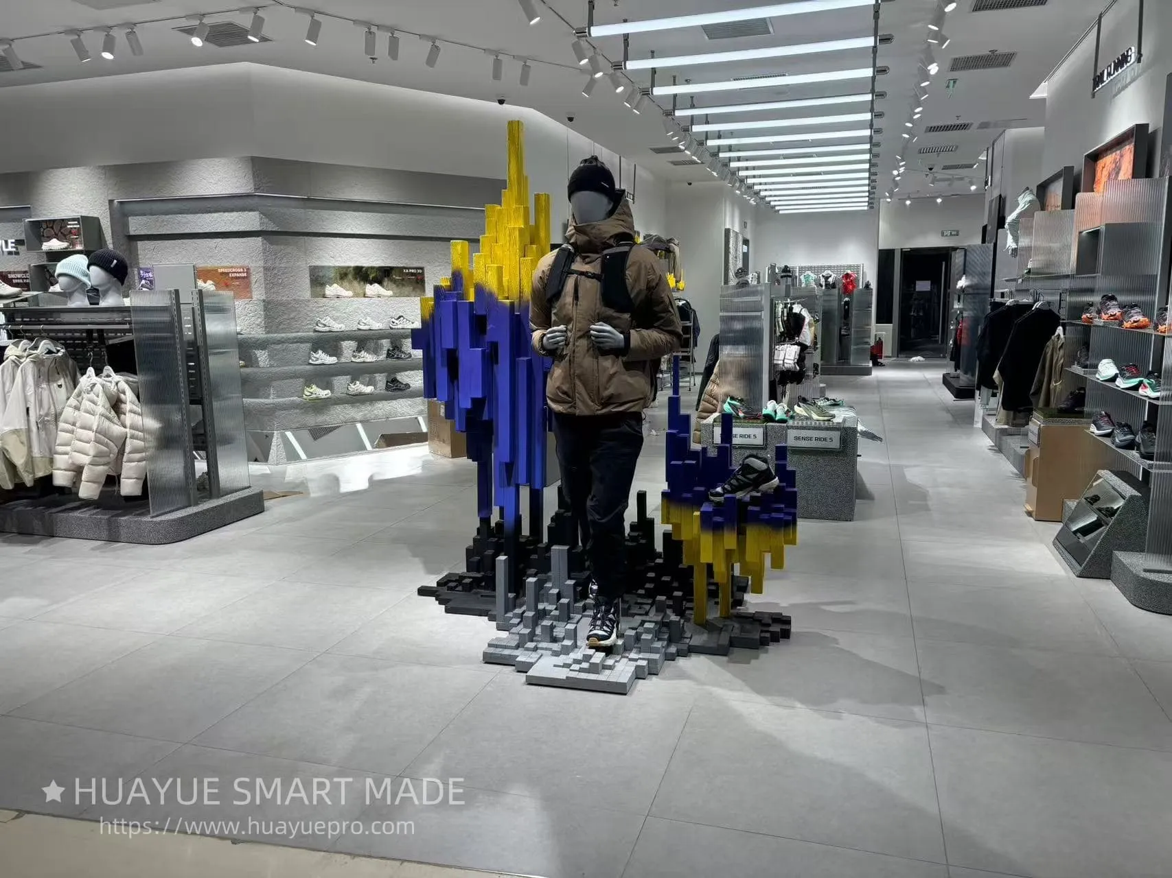 Necessary artistic product display props for brand stores