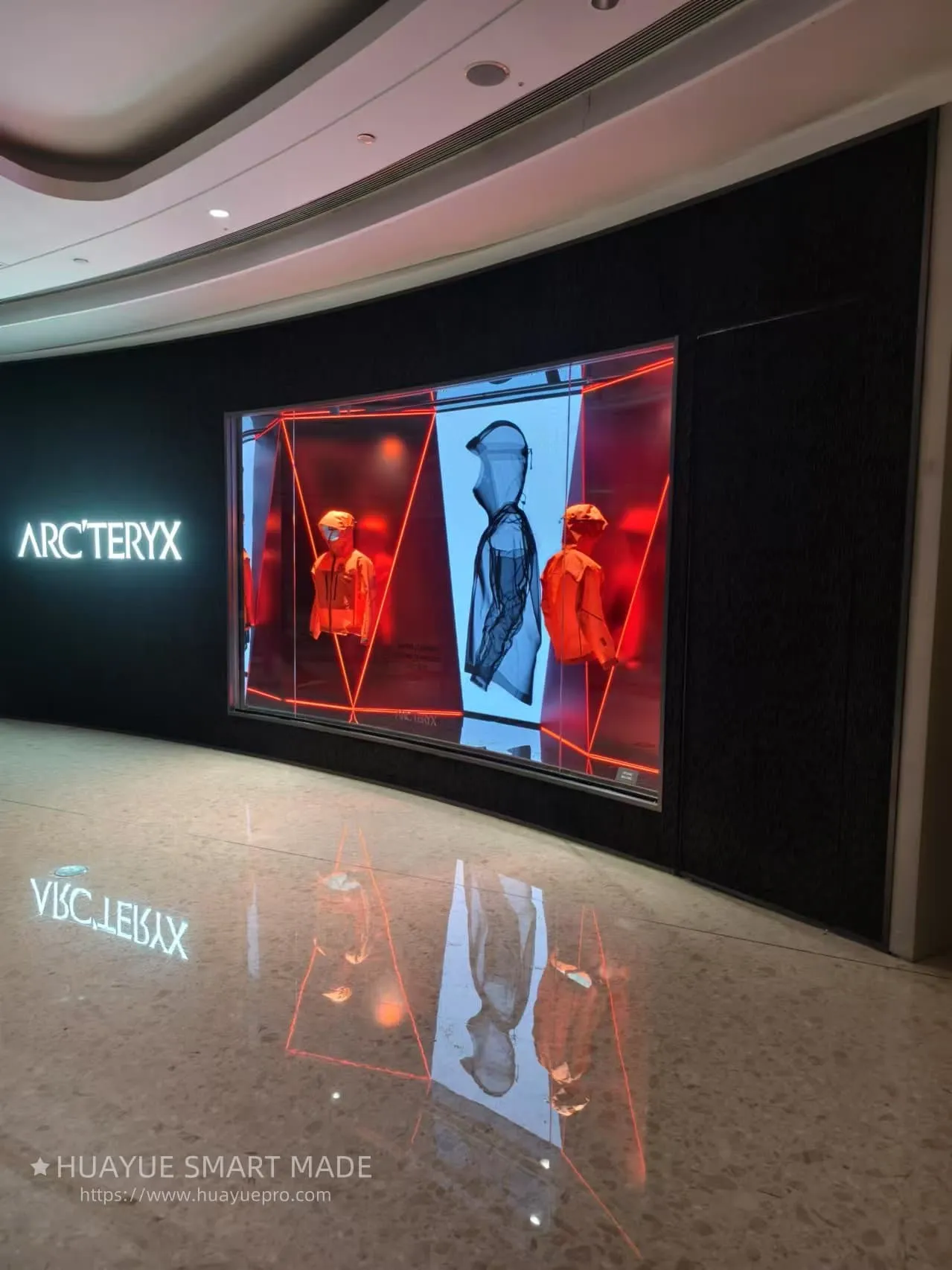 Fashion brand clothing store custom window
