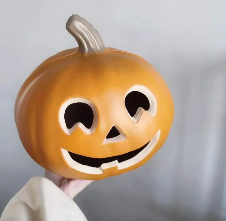 Halloween Pumpkin Theme Decoration Shopping Mall
