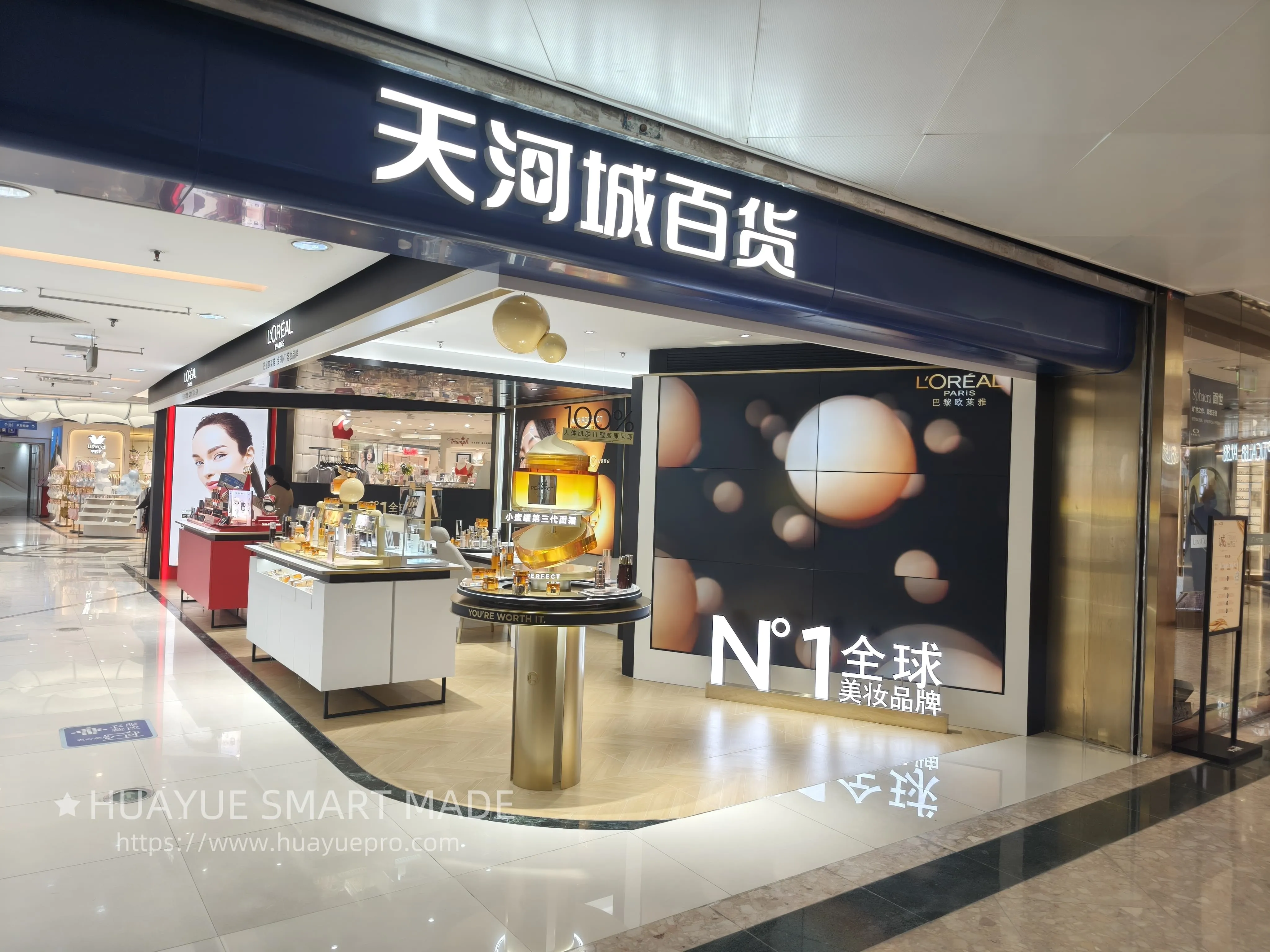 L'Oreal store design and installation