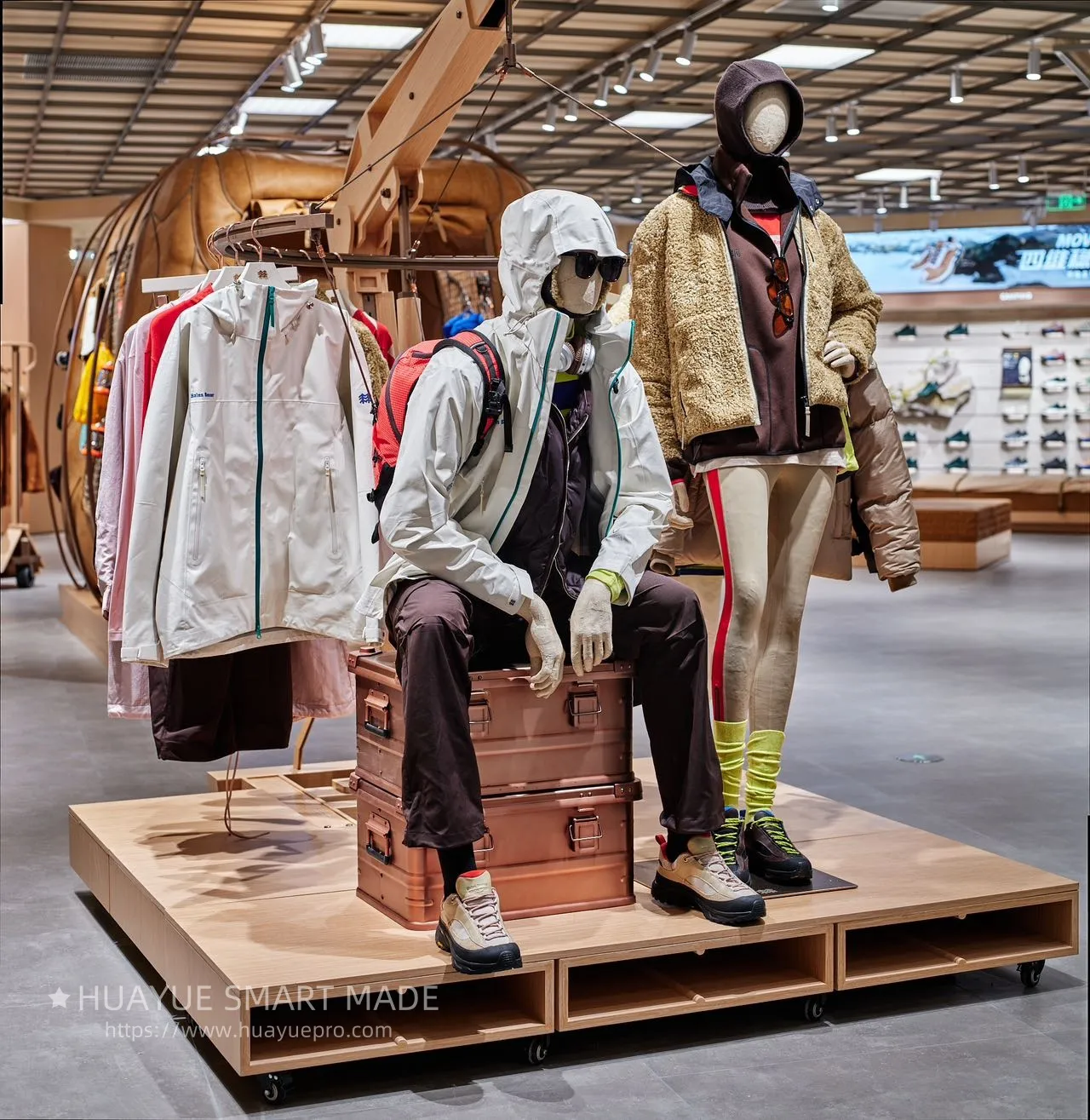 Undertake the overall design and installation of various brand stores and the design and production of store display props