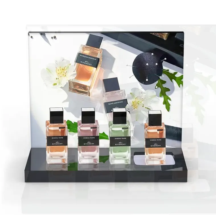 Custom Acrylic Display Stand Countertop LuciteCosmetic Rack